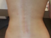 Quiet bathroom quickie with everyone in the next room 9/16