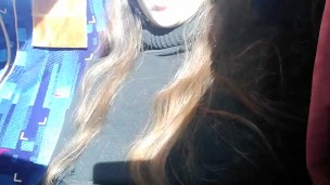 masturbating on the bus again pt2