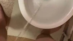 Having a piss long and loud