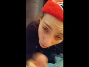 Pats Fan Gives POV Blowjob in Tribute to the GOAT 11/16