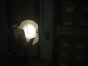 sexy cop runs around during corona outbrek