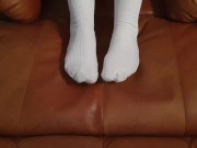 Taking off my socks xoxo Lady Mischief