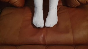 Taking off my socks xoxo Lady Mischief