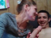 Starting the day by Sucking A huge cock 2/16