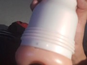 Lena Paul's Fleshlight "Ritual" is so tight! 