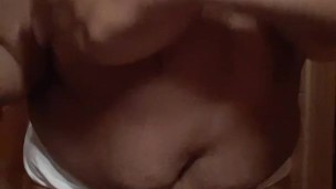 Oiling My Tits and Nipple Play 