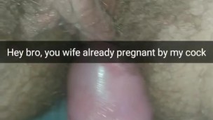 Your cheating-wife, pregnant from my fat cock [Snapchat]
