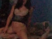 Horny pawg rides dick like a pro and squirts so hard looks like she's peein 14/16