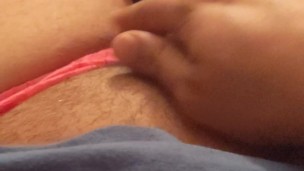 Playing with my little limp sissy clitty