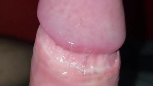 Jerking my cock slow motion