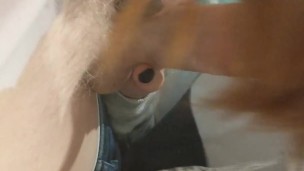 Long Nails wrapped around cock BJ