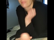 POV BJ Girl Has a 6th Sense for Cum 3/16