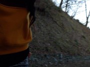 A Much Needed Piss Outside On My Hike 4/16