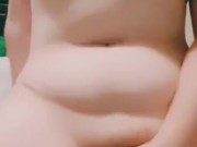 Cute kitten fingers herself and gets off with her new toy~