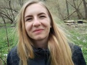 Eating cookie with sperm public park deepthroat blowjob and new sex toy 7/16