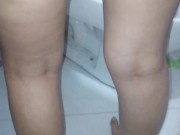 I find my stepsister in the bathroom and she asks me for sex 8/16