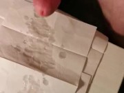huge cockplay and cum