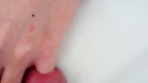 Finger nail insertion in pee hole, I love her hands in urethra