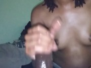 Crazy bondage hand job 15/16