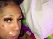 My step sister wanted some dick so I pulled mine out and she made me NUT 16/16