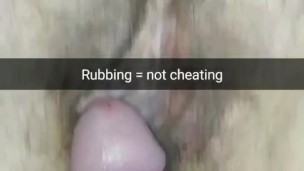 Rubbing your wife pussy- it's not cheating [Snapchat. Cuckold]
