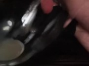 cum in glas