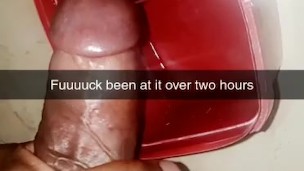 Cumming after jacking for 2 hours. Edging