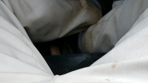 Jerk off in car public park