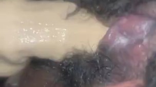 Home Alone..Fucking my hairy pussy