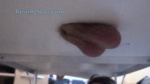 Super Slow Motion Balls Punching Trailer, Gloryhole Table Ballbusting