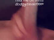 cazzo enorme etero italiano si sega sul divano, salerno IG:dodgyitalian1991 14/16