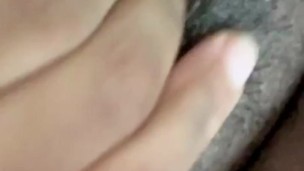 Black bww playing with pussy