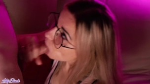 Wife Sucks And Gets Cum On Glasses - Letty Black | 4K |
