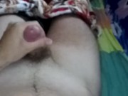 Слив спермы лёжа 7/16