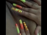 I LET MY NEIGHBOR COME OVER AND WATCH ME PLAY WITH MY BBW PUSSY