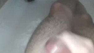 College Athlete Cums In Shower