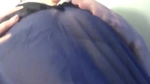 Busty Slut in Lingerie Plays with Pussy