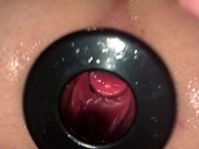 Fucking My Boyfriends Piss Filled Ass and Making Him Cum 12/16