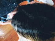 Me la chupa a escondidas de su familia durante la cuarentena 1/16