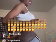 Jodi Couture ALL HER ASS OUT TWERKIN on IG LIVE ! 9/16