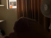flashing big hard dick for latin maid she loves to watch