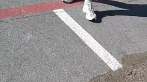Candid black booty jiggly