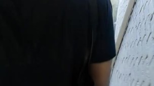 Grey sweats ebony candid booty