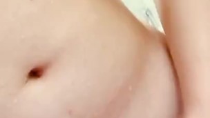 Cute Asian Trans Showers While Playing With Herself