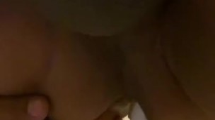 Shoving stick in my ass