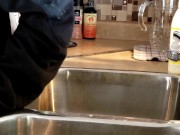 Pissing In My Kitchen Sink Makes Me Happy 8/16