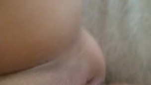 Super Close-Up Cumming with Coconut Oil on My Pussy