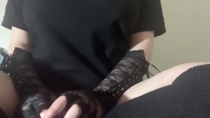 Toy Review in knee highs! - Voodoo Pocket Pleasure Vibrator