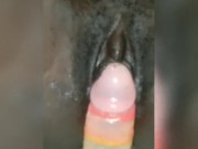 Quarantine solo ? Wanna ride your dick like this. Dildo riding 5/16