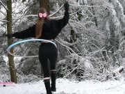 DestinationKat Hoops In The Snow
